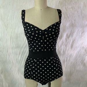 Dolce & Gabbana polka dot swimsuit bodysuit Sz 4/6